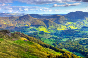 Vue descente sous voile Auvergne-Rhône-Alpes 