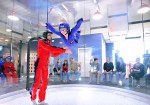 simulateur chute libre saut en parachute